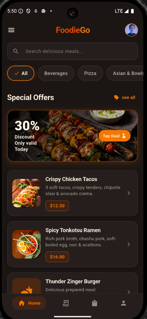 20. FoodieGo App