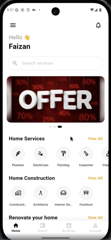4. Home Service App
